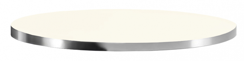 Столешница круглая Laminate Chromed Edge