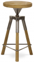 Табурет барный PLM Design Bar сталь, сосна натуральный Фото 3