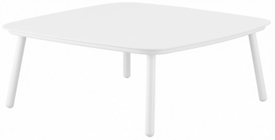 Столик металлический кофейный Grattoni Venice алюминий белый Фото 1