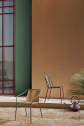 Кресло металлическое плетеное PEDRALI Philía сталь, роуп темно-зеленый, медовый Фото 8