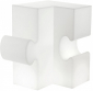 Светильник пластиковый Пазл SLIDE Puzzle Corner Lighting полиэтилен белый Фото 1