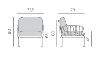 Кресло пластиковое с подушками-thumbs-Фото3