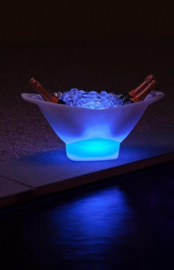 Кулер для бутылок светящийся Imagilights Champagne полиэтилен белый Фото 6