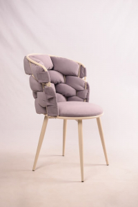 Кресло мягкое Pride Design Томас Гламур сталь, микровелюр Фото 13
