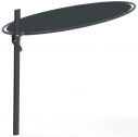 Зонт дизайнерский Ø3 м Umbrosa Eclipsum UX Full Black алюминий, ткань Sunbrella черный Фото 1