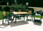 Стол пластиковый обеденный Siesta Garden D-Roma пластик зеленый Фото 4