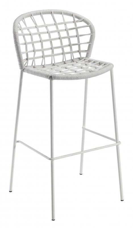 Стул плетеный барный Sanela Stool 75