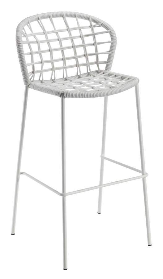 Стул плетеный барный Sanela Stool 75