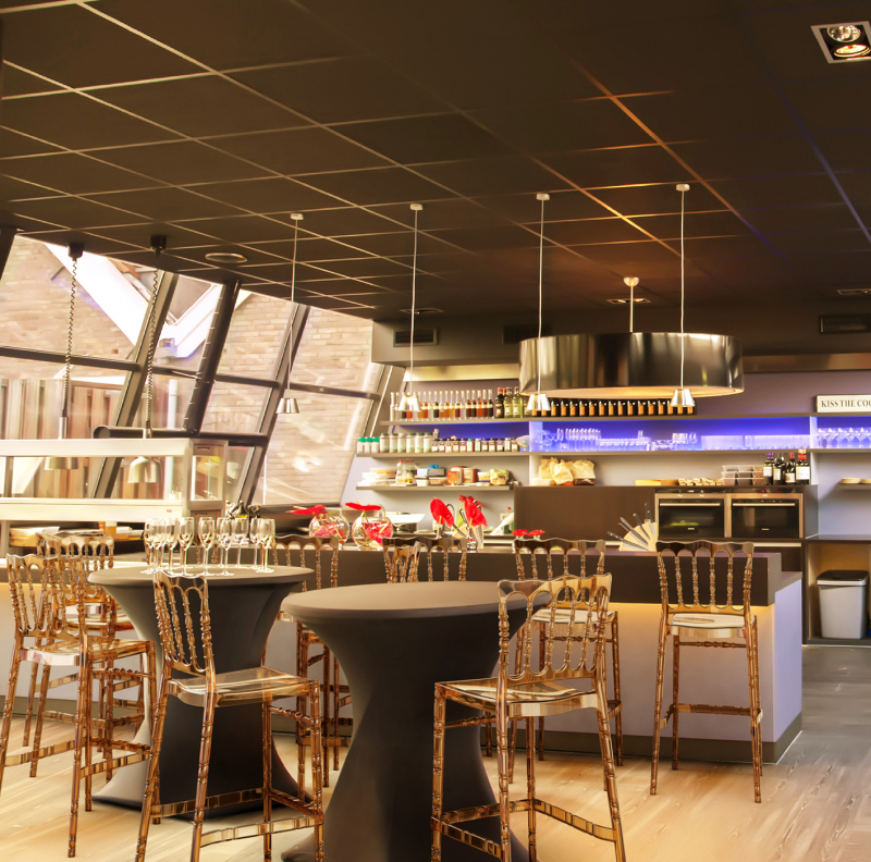 Стул прозрачный барный Opera Bar 75