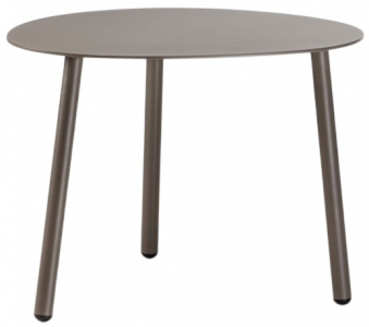 Столик металлический кофейный Grattoni Island алюминий тортора Фото 1