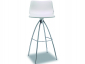 Стул барный пластиковый Scab Design Daylight Pop сталь, поликарбонат, искусственная кожа хром Фото 2
