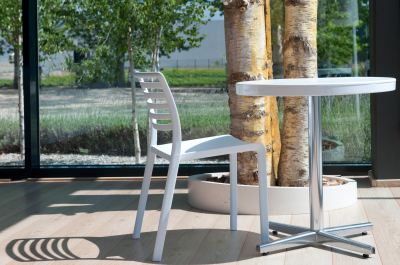 Стул пластиковый Resol Lama chair стеклопластик белый Фото 3