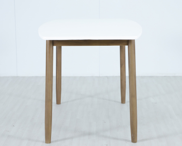 Стол каменный барный Tagliamento Apoyo акация, искусственный камень Cement грецкий орех, белый Фото 5