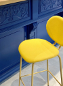 Стул барный с обивкой Ondarreta Hari сталь, фанера, ткань Фото 26