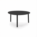 Столик металлический кофейный Grattoni Island алюминий черный Фото 5