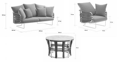 Комплект плетеной лаунж мебели-thumbs-Фото1