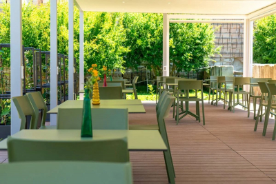 Комплект пластиковых стульев Nardi Trill Bistrot Set 6 стеклопластик агава Фото 5