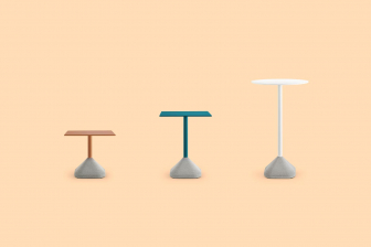 Подстолье металлическое барное Concrete