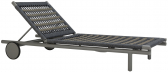 Шезлонг-лежак плетеный с матрасом JANUS et Cie Anatra алюминий, роуп, акрил оксфорд, никель Фото 11