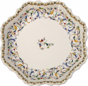 Блюдо ажурное Gien Toscana фаянс белый, рисунок Фото 1