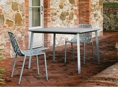 Стол керамический обеденный Fast Tile алюминий, керамика Фото 3