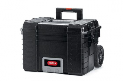 Чемодан для инструментов на колесах Keter 22 Gear Mobile Cart полипропилен черный Фото 1