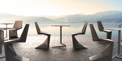 Стул пластиковый Vondom Voxel Basic полипропилен, стекловолокно черный Фото 10