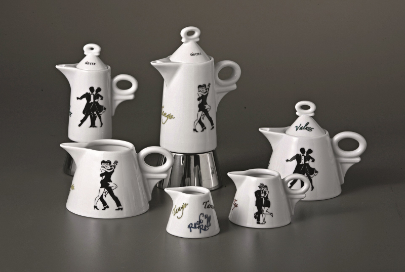 Кофеварка гейзерная на 2 порции, деколь Ritmo Espresso