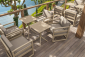 Стол пластиковый Siesta Contract Sky Table 70 сталь, пластик бежевый Фото 5