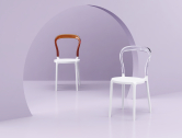 Стул пластиковый Siesta Contract Mr Bobo стеклопластик, поликарбонат белый, прозрачный Фото 10