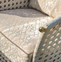 Кресло плетеное с подушками DFN Wezen алюминий, искусственный ротанг, ткань Фото 7