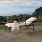 Шезлонг-лежак металлический с матрасом JANUS et Cie Amalfi сталь, акрил сланцевый Фото 8