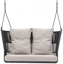 Диван-качели плетеный с подушками-thumbs-Фото1