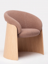 Кресло с обивкой Ondarreta Ginger фанера, ткань Фото 11