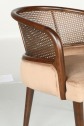 Кресло деревянное с обивкой Caris Belt граб, соломка, ткань Фото 6