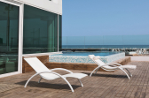 Лежак плетеный с матрасом DFN Ibiza алюминий, искусственный ротанг, ткань Фото 7
