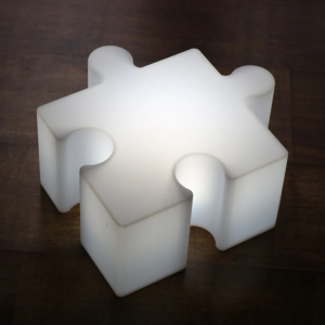 Светильник пластиковый Пазл SLIDE Puzzle Lighting полиэтилен белый Фото 11