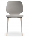 Стул пластиковый PEDRALI Babila ясень, технополимер серый Фото 4