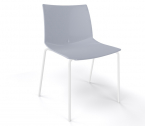 Стул пластиковый Gaber Kanvas 2 NA металл, технополимер жемчужно-серый Фото 1