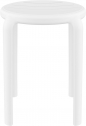 Табурет пластиковый Siesta Contract Tom 45 стеклопластик белый Фото 7