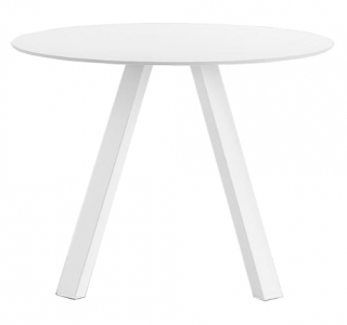 Стол обеденный PEDRALI Arki-Table сталь, компакт-ламинат HPL белый Фото 1