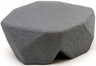 Столик кофейный пластиковый Magis Piedras полиэтилен антрацит Фото 1