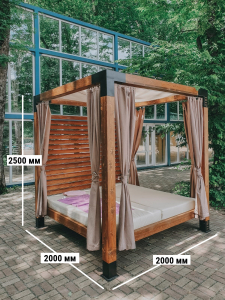 Шатер с лежаками ReeHouse Lep сосна, ткань Фото 2