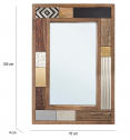 Зеркало декоративное Garden Relax Dhaval МДФ, манго, акация, стекло Фото 2