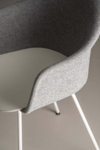 Кресло с обивкой Arrmet Mani Armshell Fabric 4L сталь, ткань Фото 16