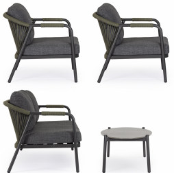 Комплект металлической лаунж мебели Miravet