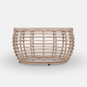 Комплект плетеной мебели ReeHouse Lotus алюминий, искусственный ротанг, олефин, стекло ирбис, бежевый, белый сатин Фото 17