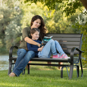 Скамья-качалка садовая Lifetime Lifetime сталь, полистирол антрацит Фото 13