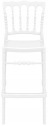 Стул пластиковый барный Siesta Contract Opera Bar 75 поликарбонат белый Фото 11