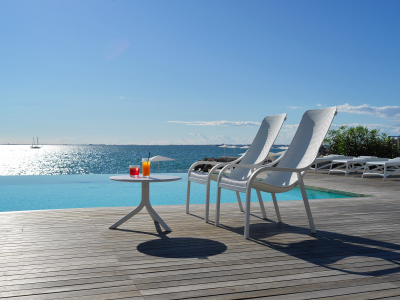 Комплект пластиковых кресел Nardi Net Lounge Set 4 стеклопластик белый Фото 16